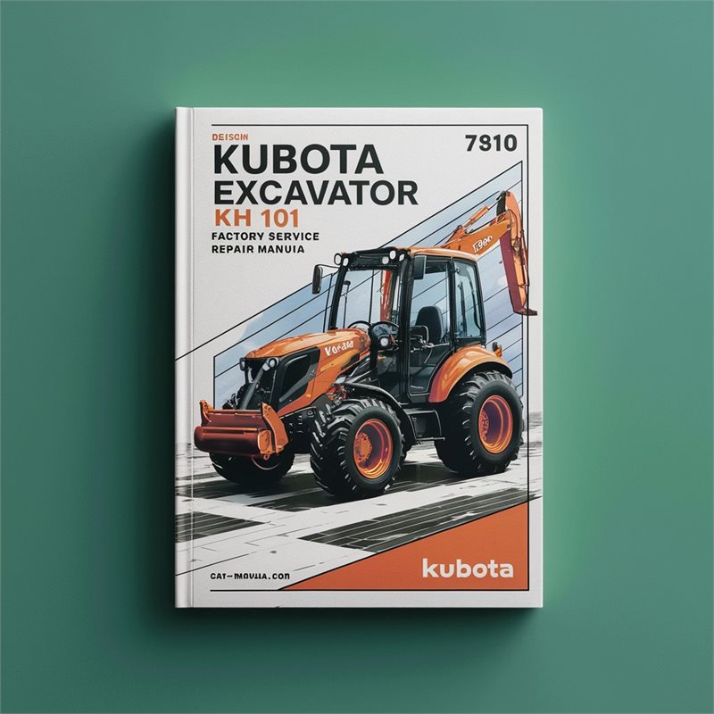 Kubota Excavator KH 101 Factory Service Repair Manual 
