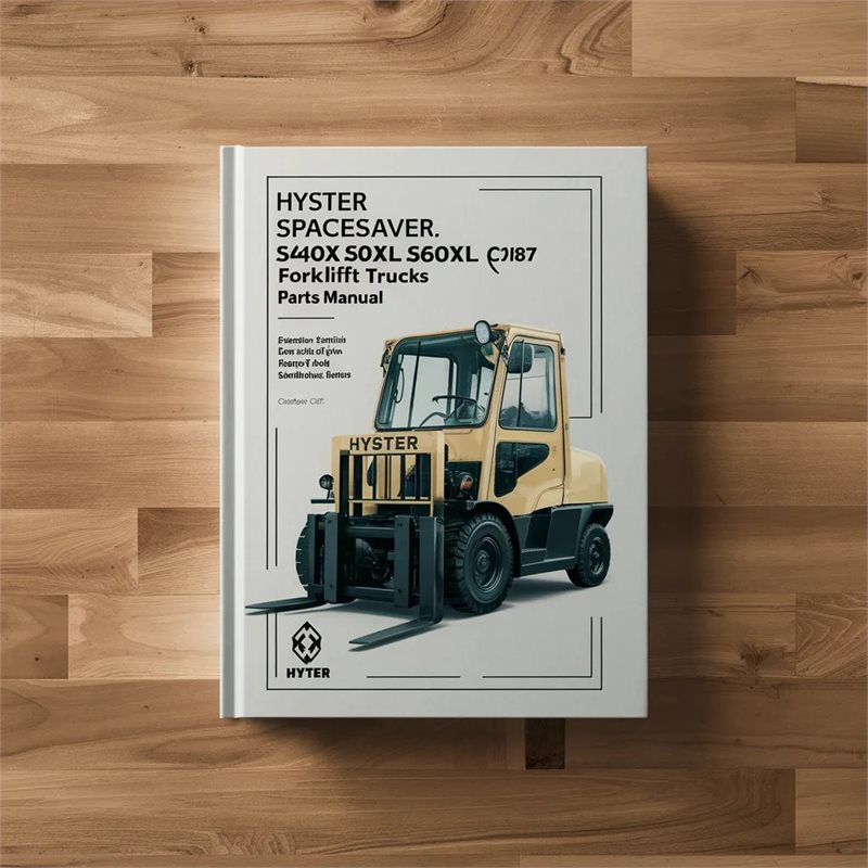 Hyster Spacesaver S40XL S50XL S60XL (C187) Forklift Trucks Parts Manual 