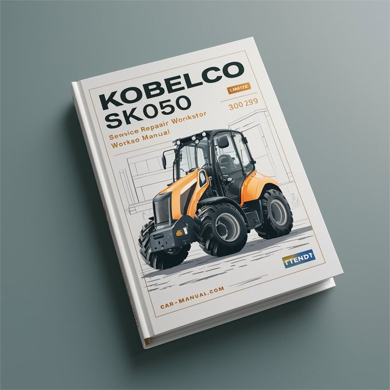 Kobelco SK050 Mini Excavator Service Repair Workshop Manual 