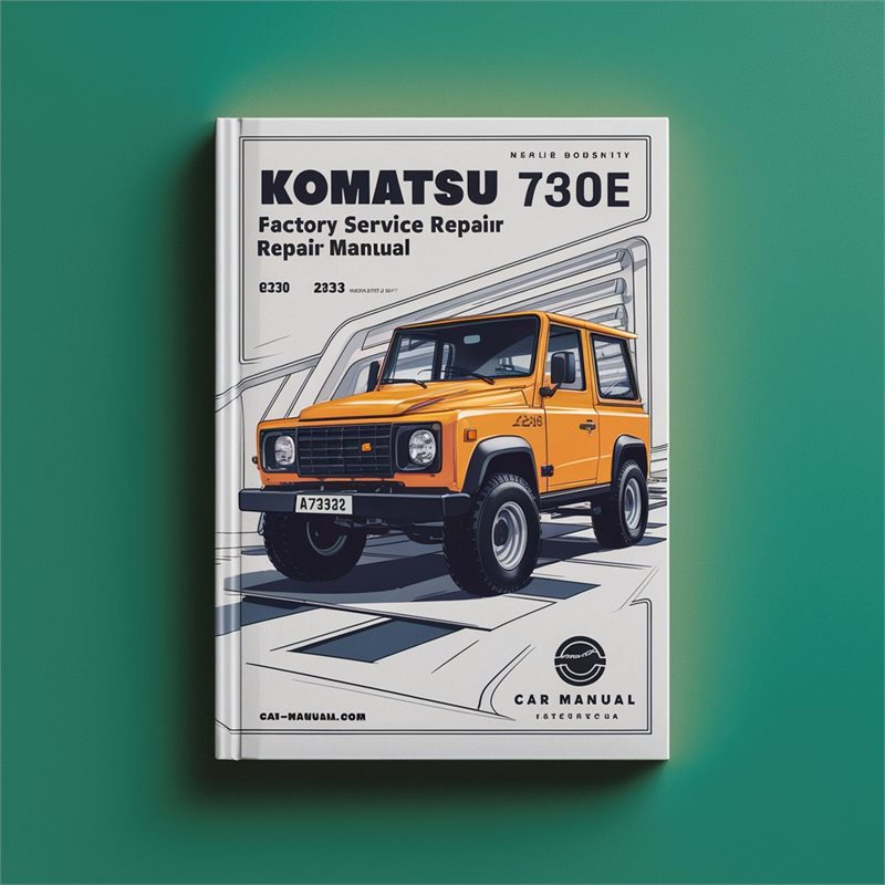 Komatsu 730E Factory Service Repair Manual A30133-A30180 