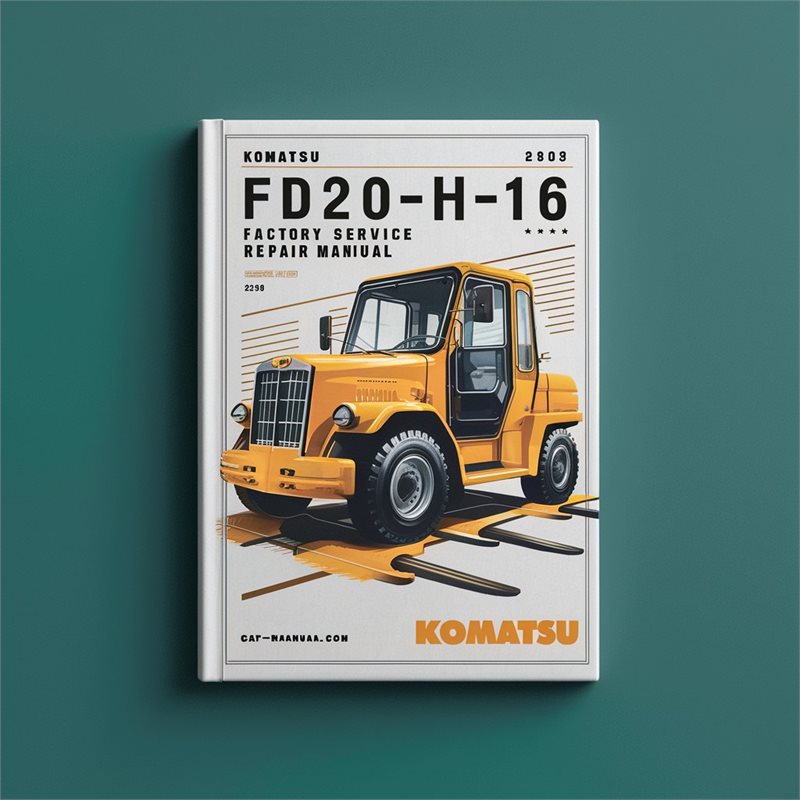 Komatsu FD20H-16 Forklift Factory Service Repair Manual 