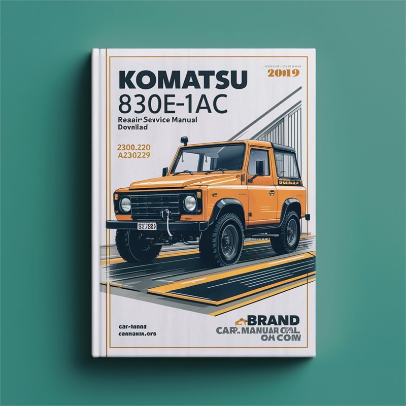 Komatsu 830E-1AC Repair Service Manual A30210-A30239 