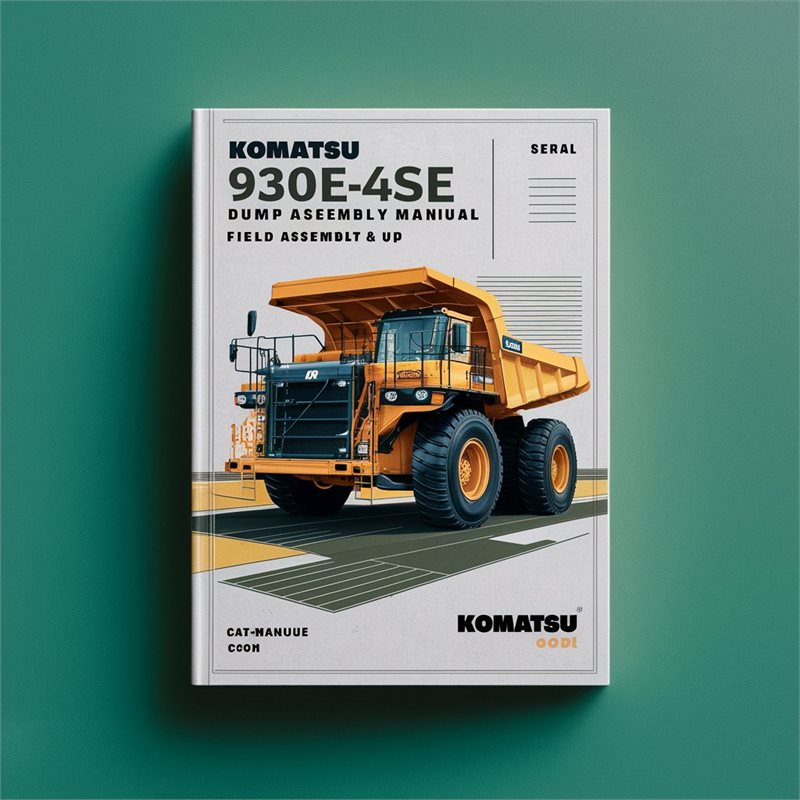 Komatsu 930E-4SE Dump Truck Field Assembly Manual (Serial Number: A30587 & UP) 