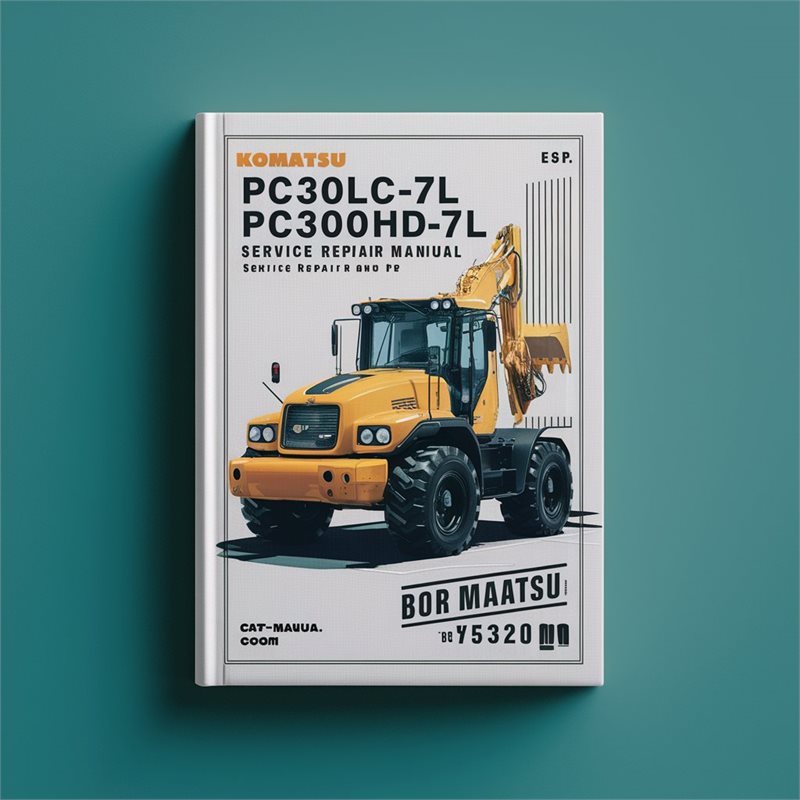 Komatsu PC300LC-7L PC300HD-7L Hydraulic Excavator Service Repair Manual (Serial Number: A85001 and up) 