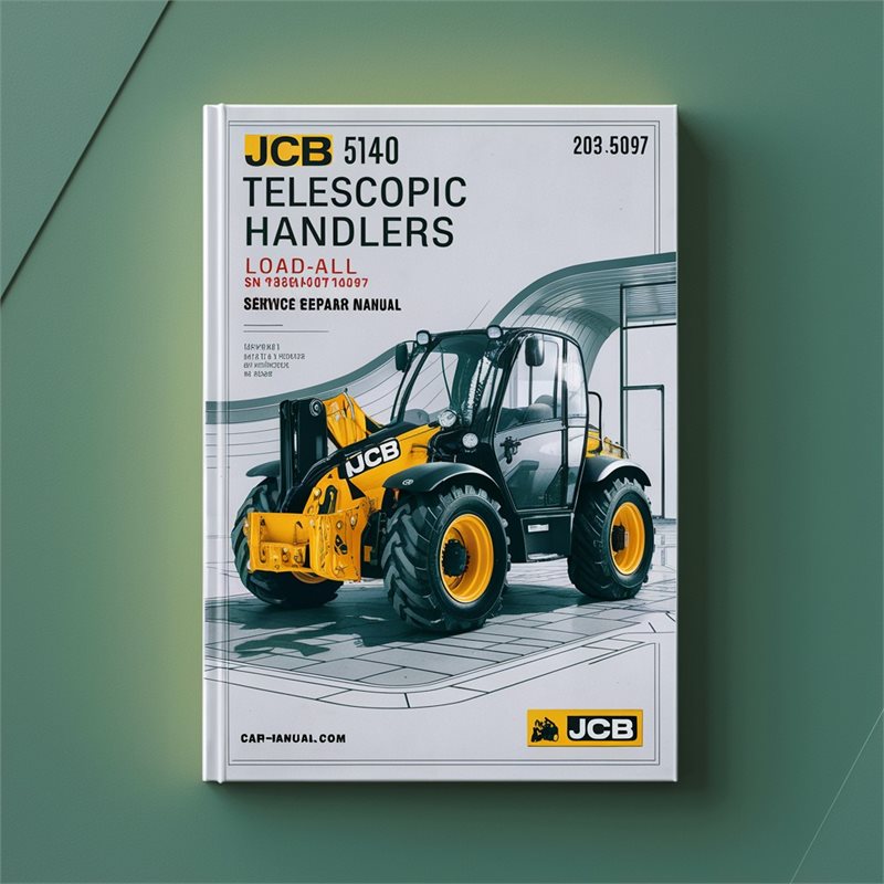 JCB 535-140 Telescopic Handler Service Repair Manual (SN 2083497-2084497, EN15000 Compliant Machines Only)