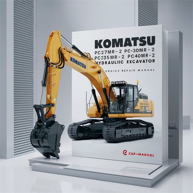 Komatsu PC27MR-2 PC30MR-2 PC35MR-2 PC40MR-2 PC50MR-2 Hydraulic Excavator Service Repair Manual 