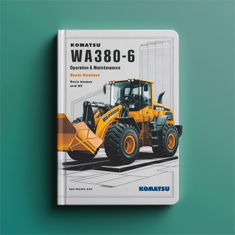 Komatsu WA380-6 Wheel Loader Operation & Maintenance Manual (Serial Number: 65001 and up) 