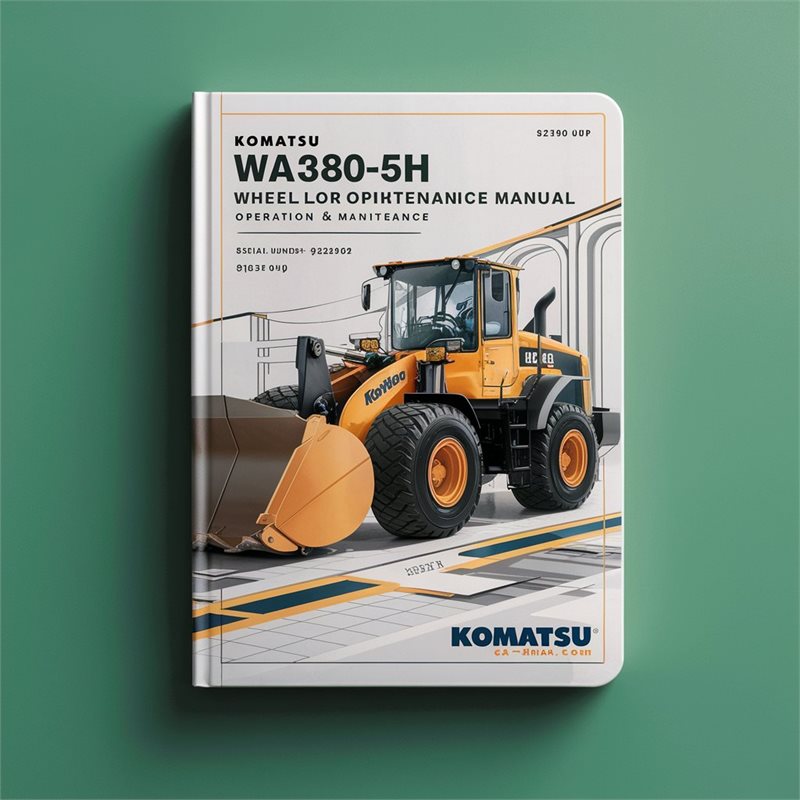 Komatsu WA380-5H Wheel Loader Operation & Maintenance Manual (Serial Number: WA380H50051 and up) 