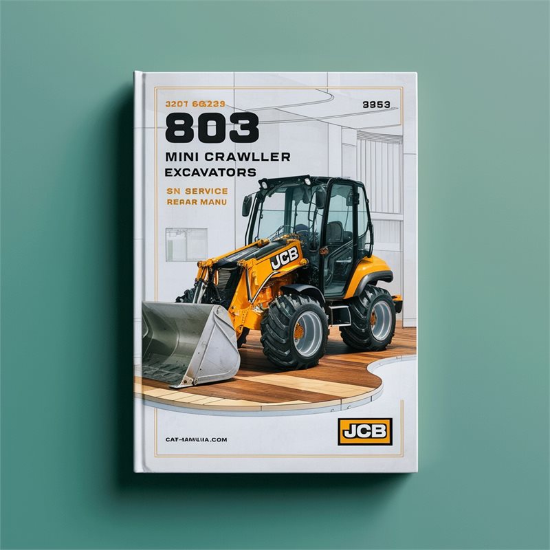 JCB 803 Mini Crawler ExcavatorS SN 0666001-0667435 Service Repair Manual 