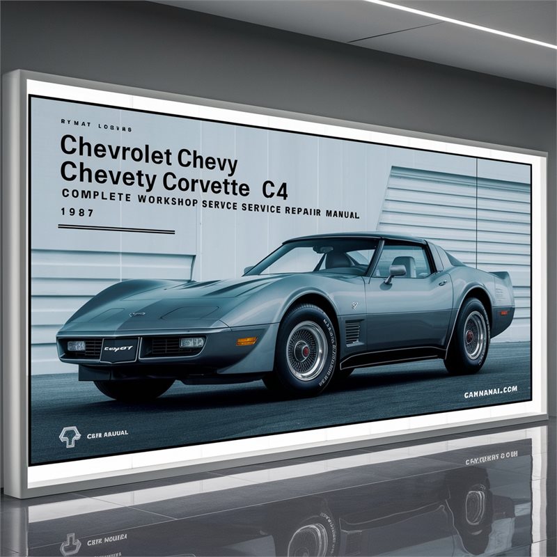 Chevrolet Chevy Corvette C4 Complete Workshop Service Repair Manual 1987 
