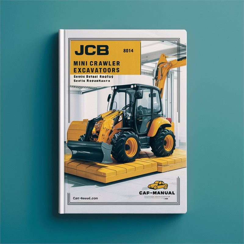 JCB 8014 Mini Crawler ExcavatorS SN 1282000-1283999 Service Repair Manual 