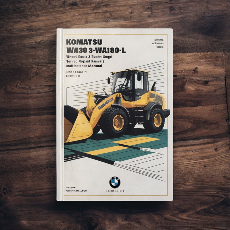 Komatsu WA180-3 WA180L-3 Wheel Loader Service Repair Manual + Operation & Maintenance Manual 