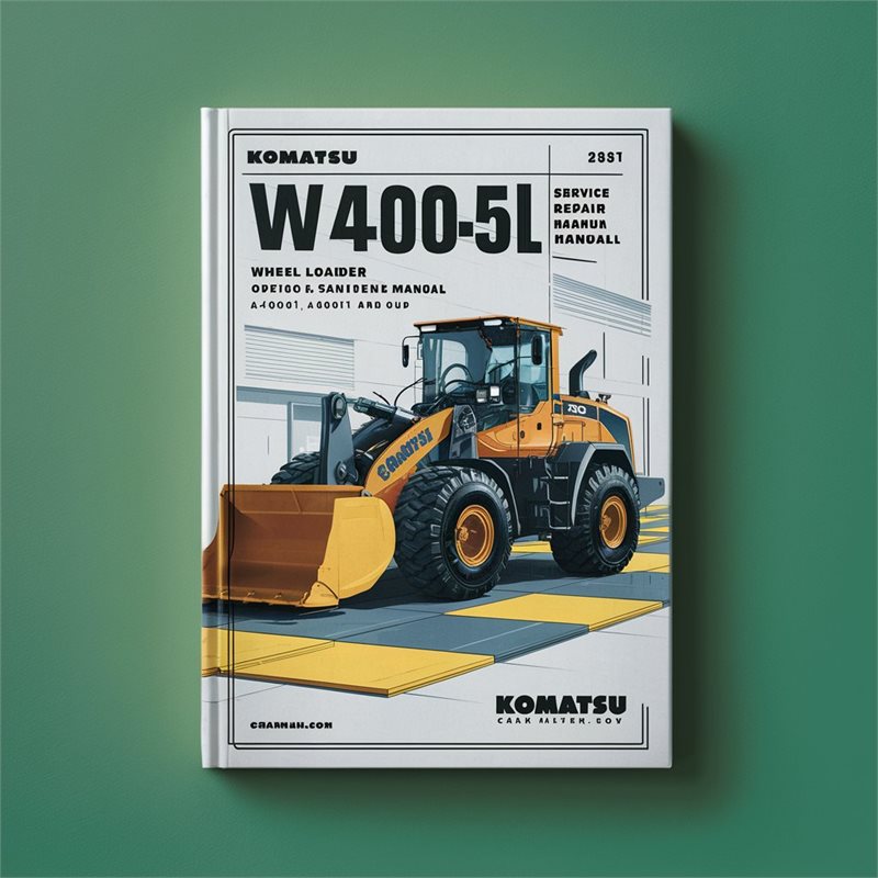 Komatsu WA400-5L Wheel Loader Service Repair Manual + Operation & Maintenance Manual (Serial Number: A40001 and up) 
