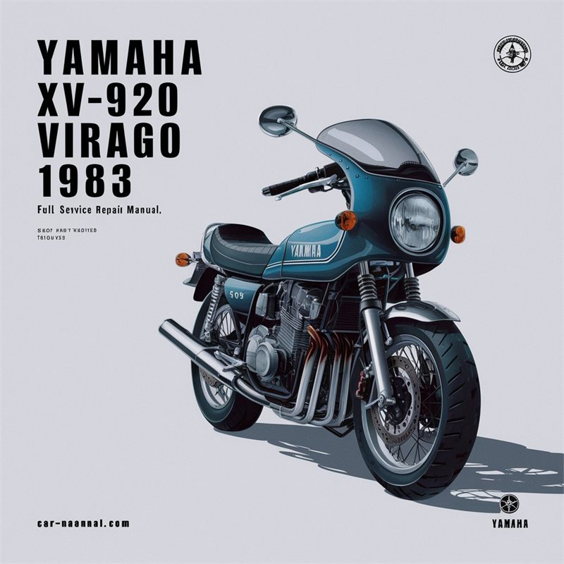 Yamaha Xv-920 Virago 1983 Full Service Repair Manual 