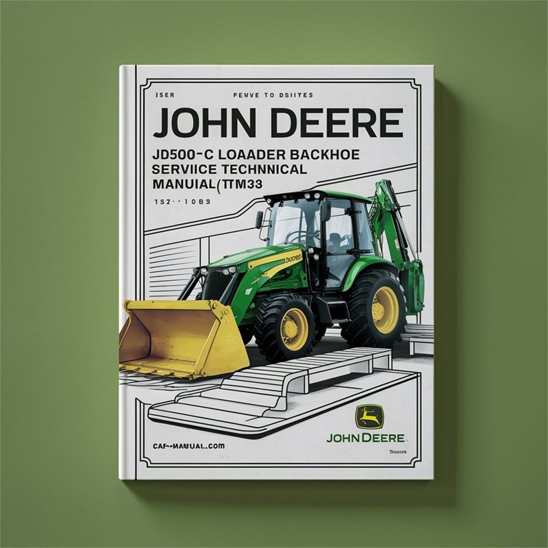 John Deere JD500-C Loader Backhoe Service Technical Manual(TM1038) 