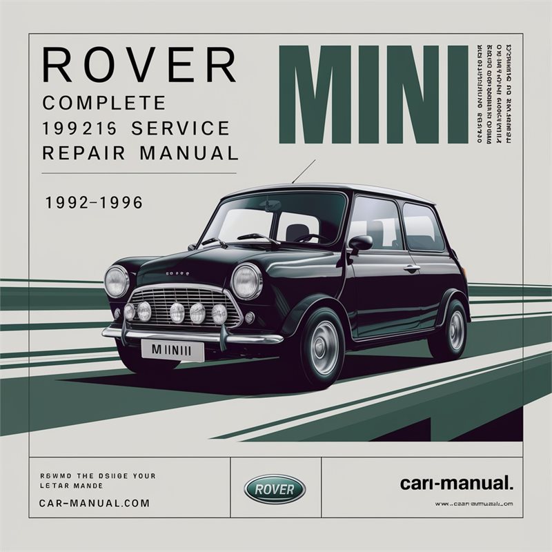 ROVER Mini Complete 1992-1996 Service Repair Manual 