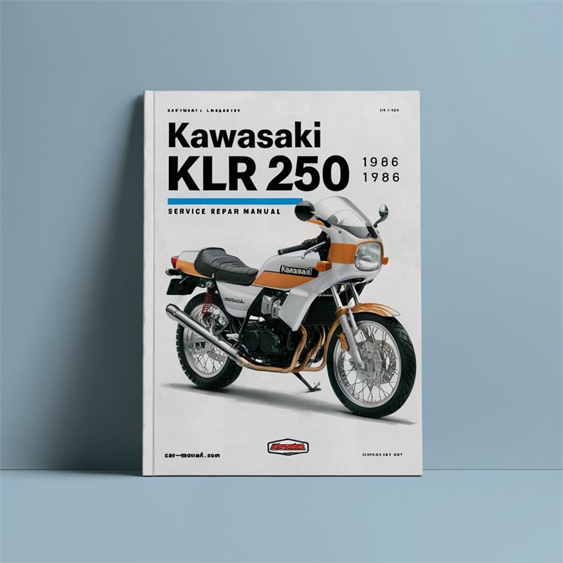 KAWASAKI KLR 250 KL250-D3 1986 Service Repair Manual 