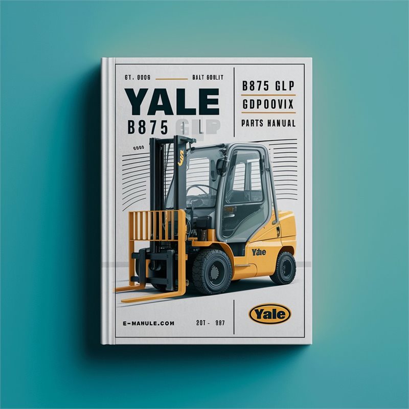 YALE B875 GP GLP GDP040VX-GP GLP GDP070VX Forklift Parts Manual 