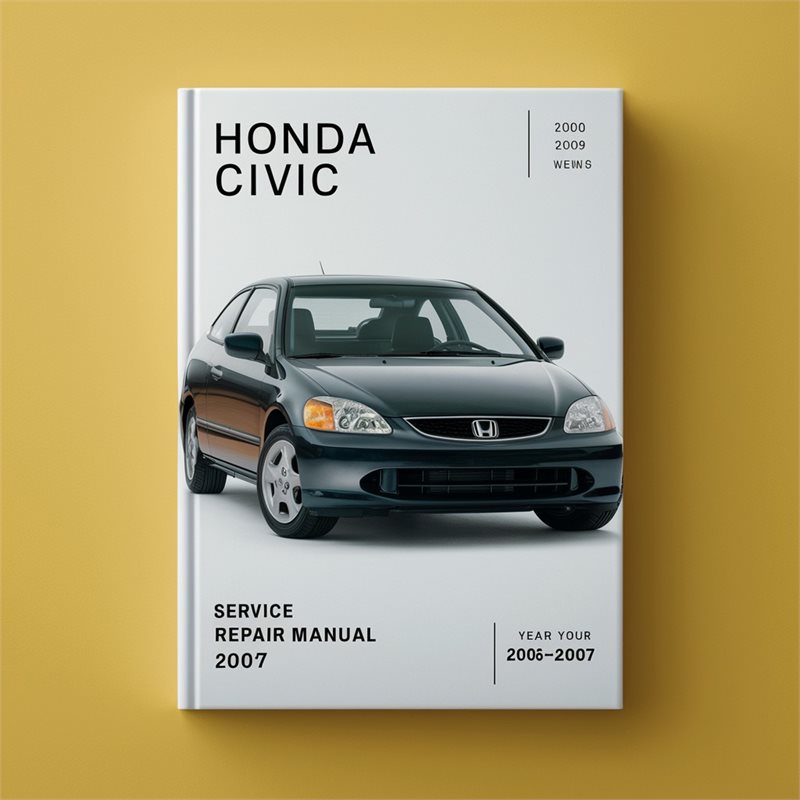 Honda Civic Service Repair Manual 2006-2007 