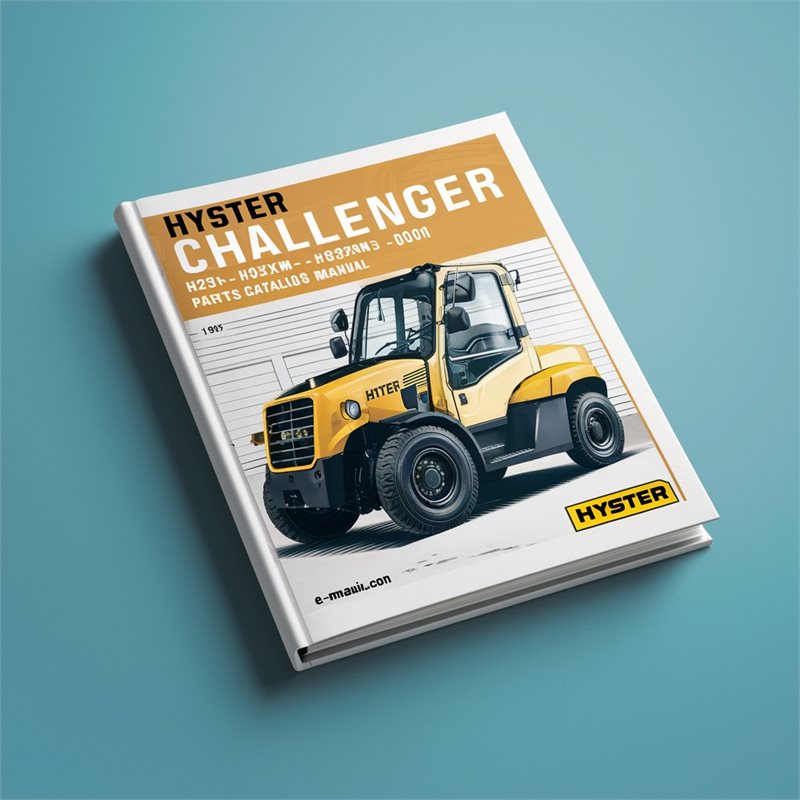 HYSTER CHALLENGER H25XM H30XM H35XM H40XM H40XMS D001 Forklift Parts Catalog Manual 