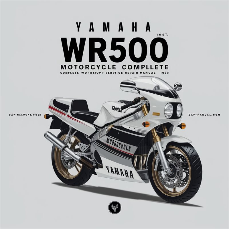 Yamaha WR500 Motorcycle Complete Workshop Service Repair Manual 1993 