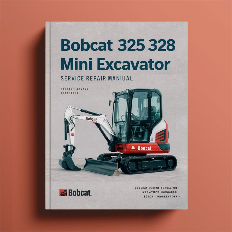 Bobcat 325 328 Mini Excavator Service Repair Manual 