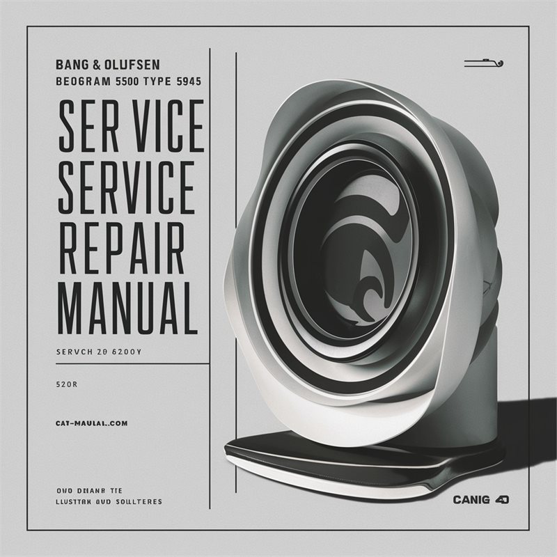 Bang & Olufsen B & O BEOGRAM BEOGRAM 5500 TYPE 5945 A582 Service Repair Manual 