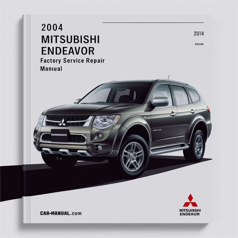 2004 Mitsubishi Endeavor Factory Service Repair Manual 