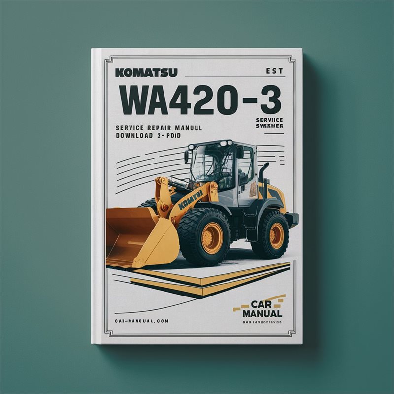 Komatsu WA420-3 Wheel Loader Service Repair Manual  #2