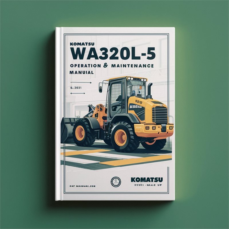 Komatsu WA320L-5 Wheel Loader Operation & Maintenance Manual (S/N: 60001 and up) 