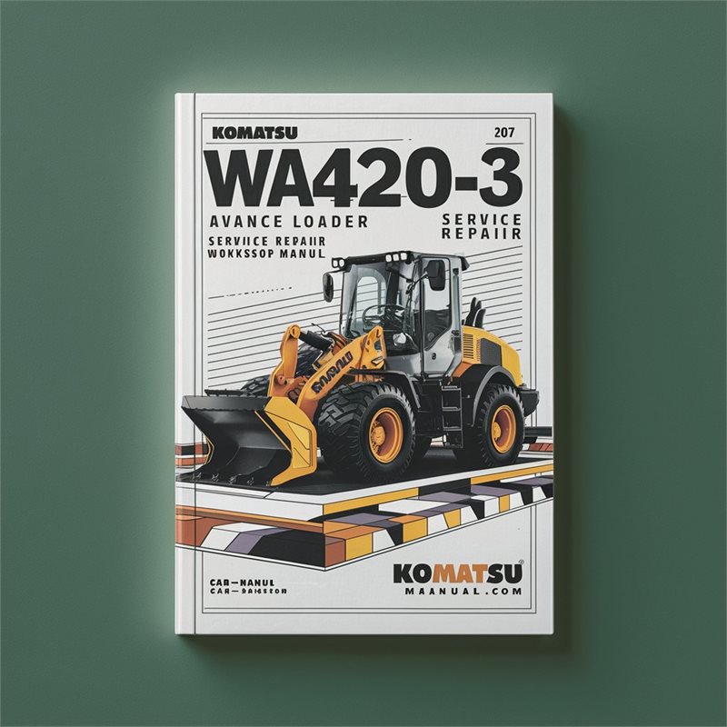 Komatsu WA420-3 Avance Wheel Loader Service Repair Workshop Manual 