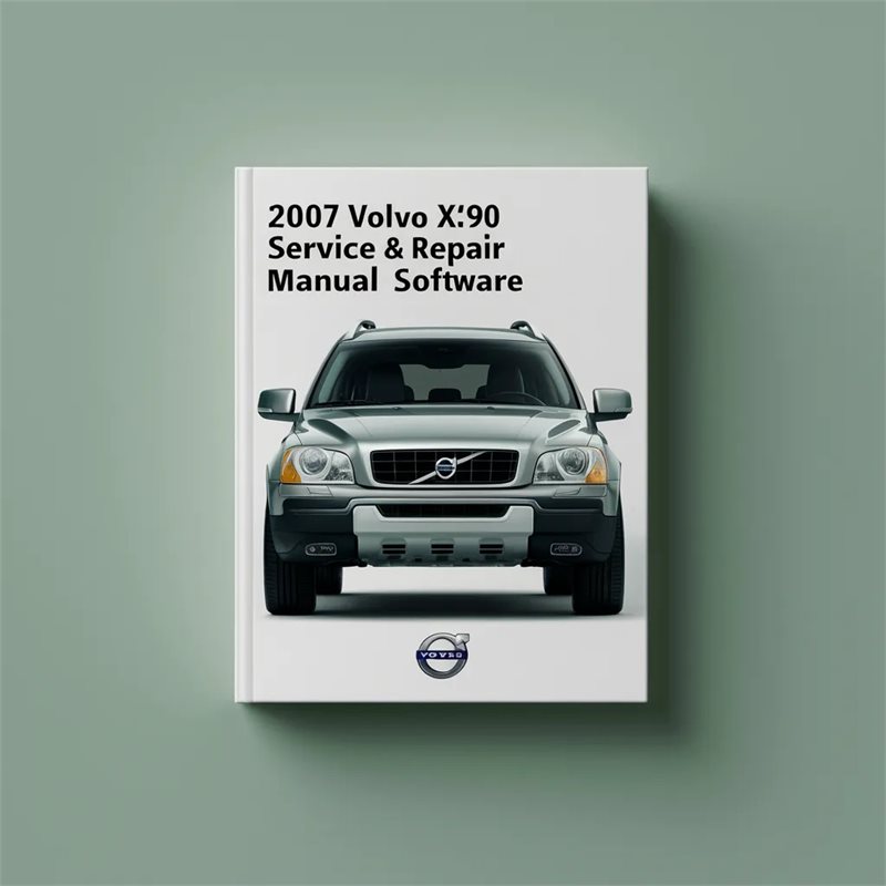 2007 Volvo XC90 Service & Repair Manual Software 