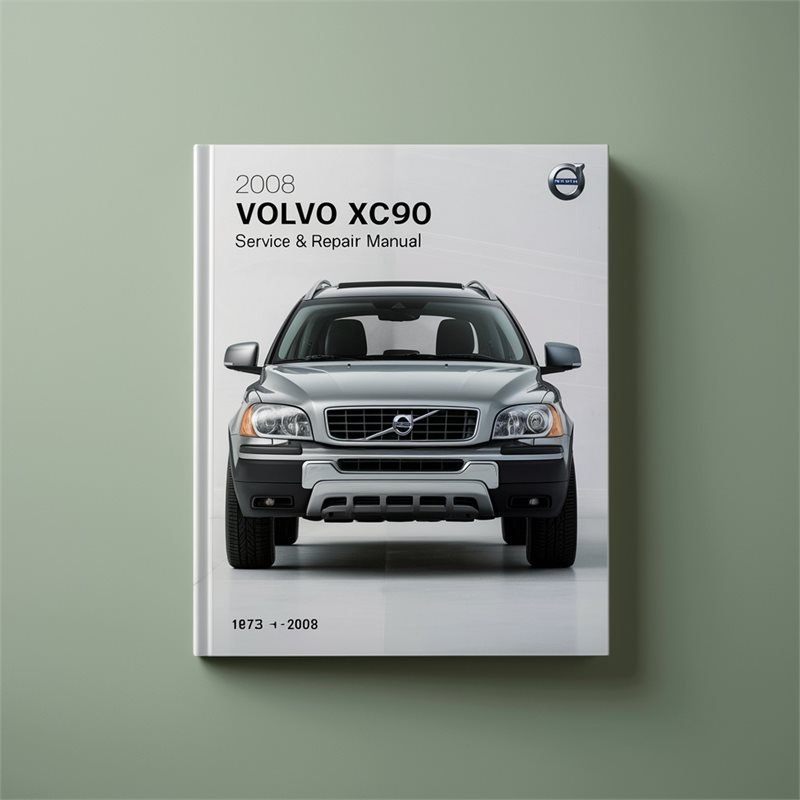 2008 Volvo XC90 Service & Repair Manual Software 