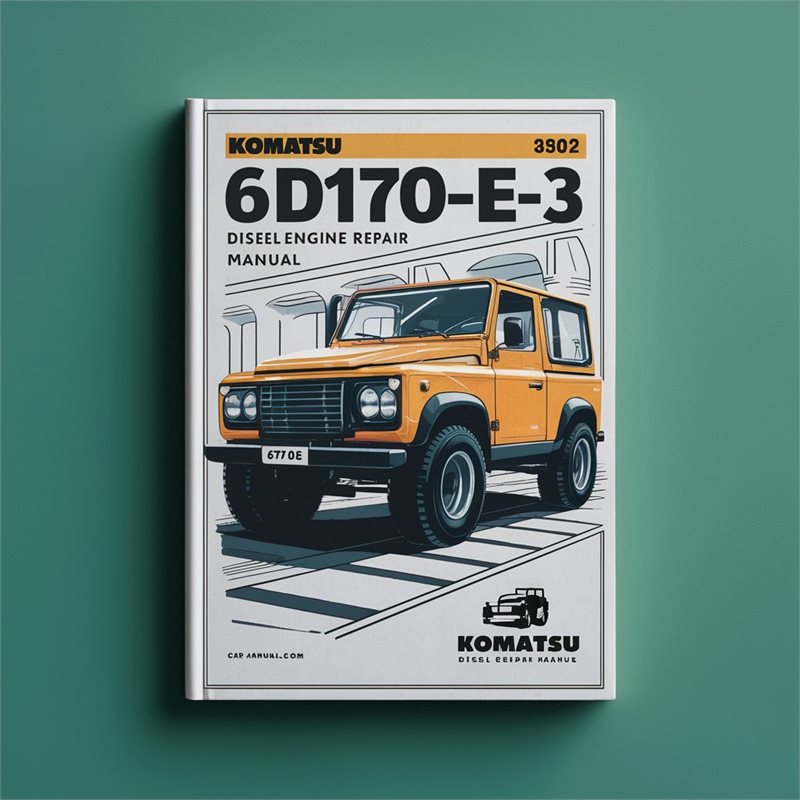 Komatsu 6D170E-3 Diesel Engine Service Repair Manual 