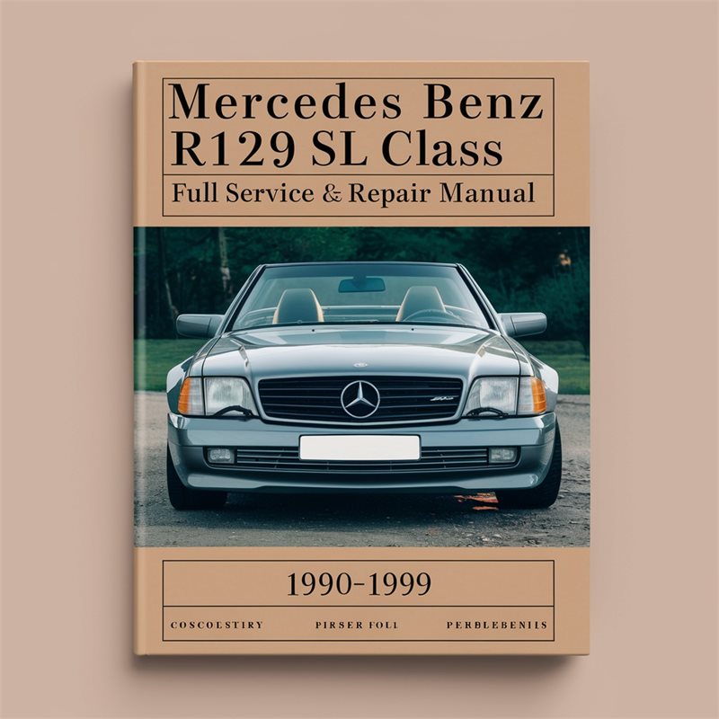 Mercedes Benz R129 SL Class Full Service & Repair Manual 1990-1999 