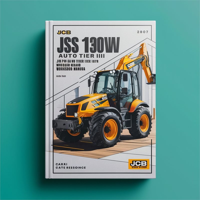 JCB JS130W-JS175W Wheeled Excavator Service Repair Workshop Manual