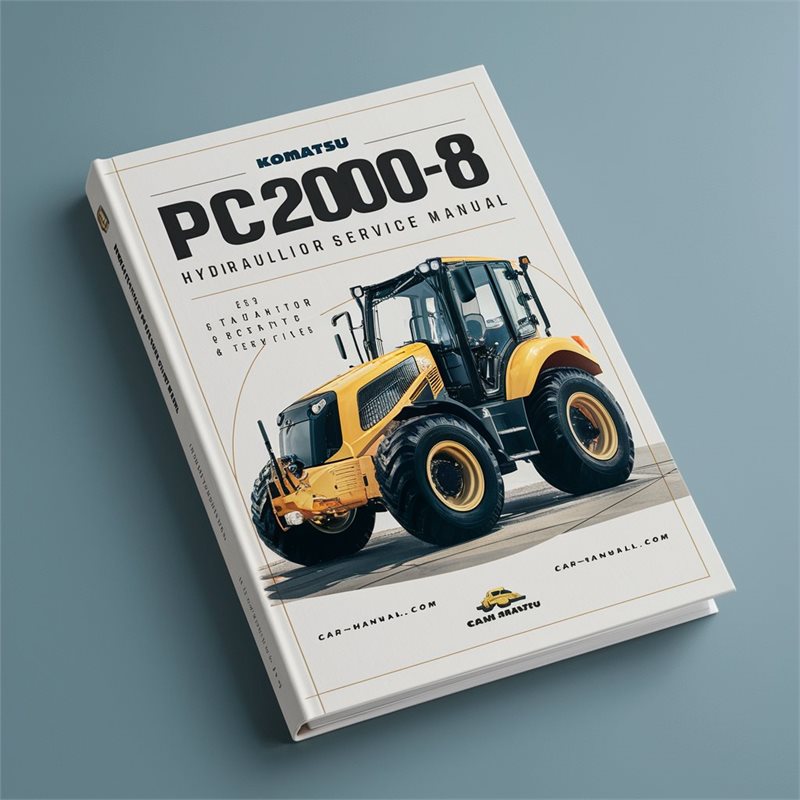 Komatsu PC2000-8 Hydraulic Excavator Repair Service Manual 