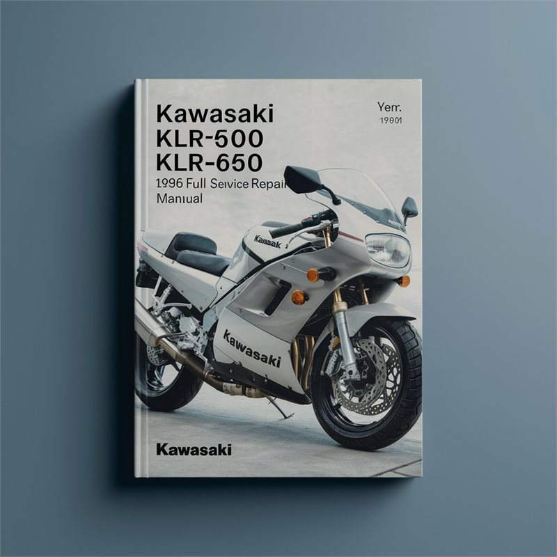 Kawasaki KLR500 KLR650 1996 Full Service Repair Manual 
