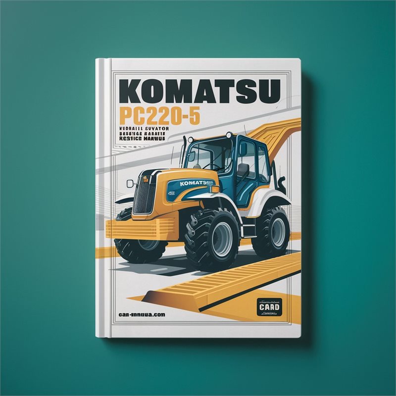 Komatsu PC220-5 Hydraulic Excavator Repair Service Manual 