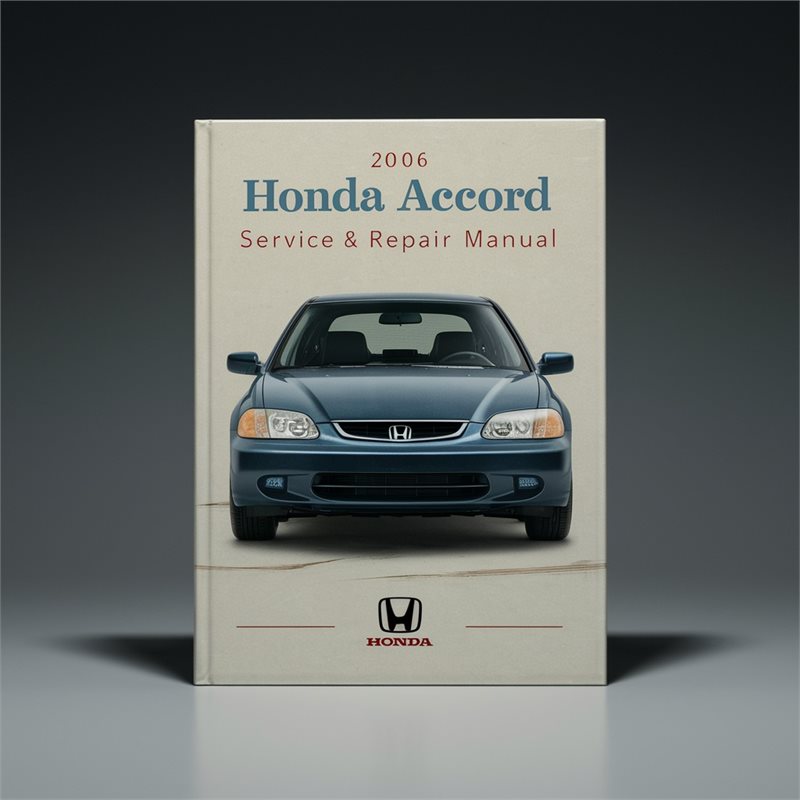 2006 Honda Accord Service & Repair Manual 