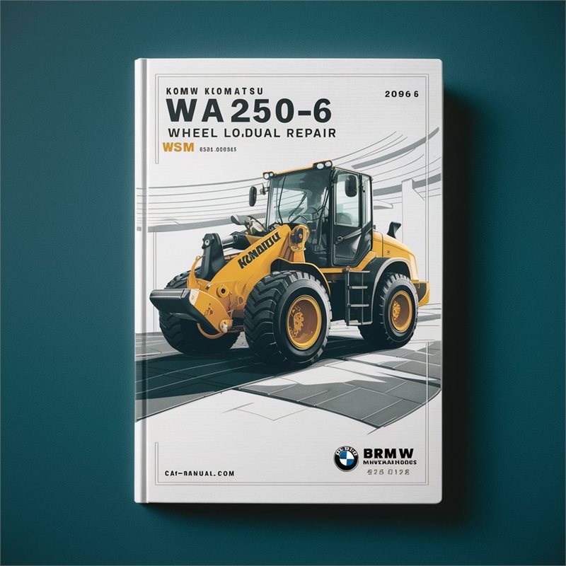 Komatsu Wa250-6 Wheel Loader WSM Service Manual Repair 
