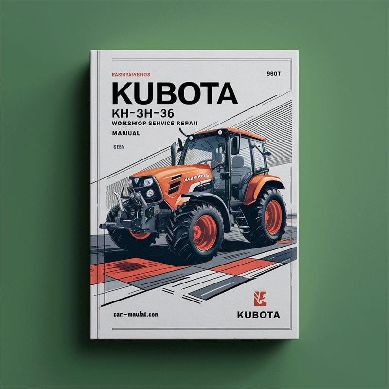 Kubota KH36 KH-36 Workshop Service Repair Manual 