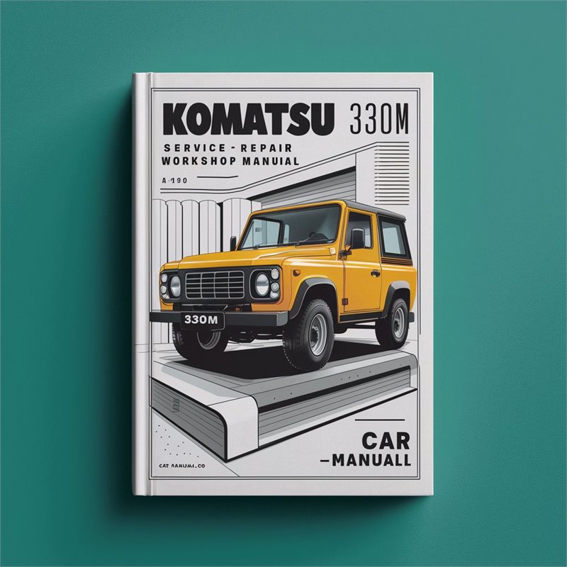 Komatsu 330M Service Repair Workshop Manual A10190-A10211 