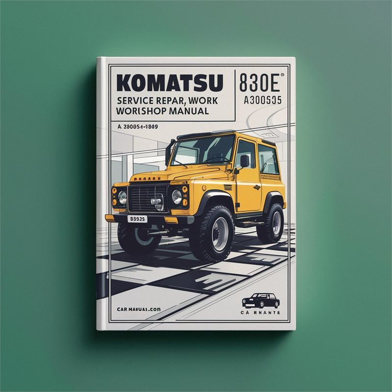 Komatsu 830E Service Repair Workshop Manual A30625-A30649 