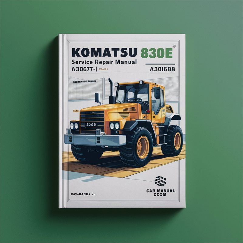 Komatsu 830E Service Repair Manual A30662 A30677-A30688 