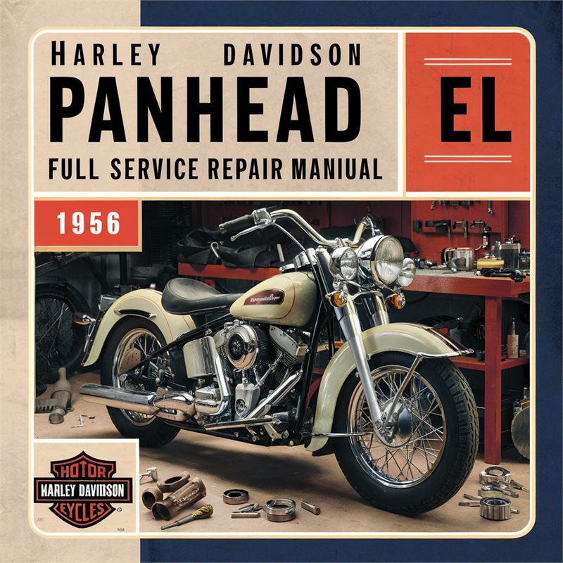 Harley Davidson Panhead EL FL 1956 Full Service Repair Manual