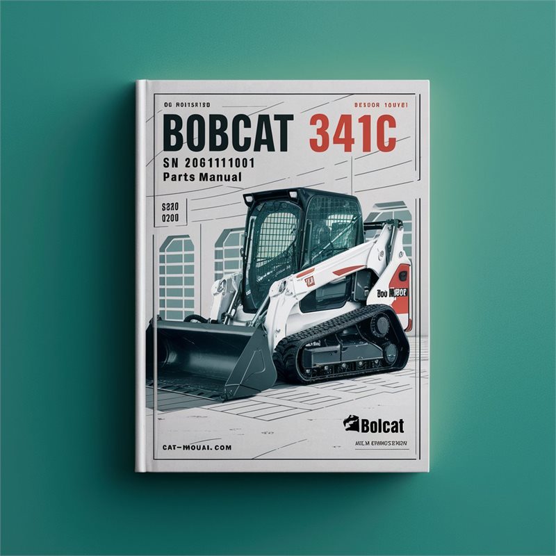 BOBCAT 341C Excavator SN 230611001 & Above Parts Manual 