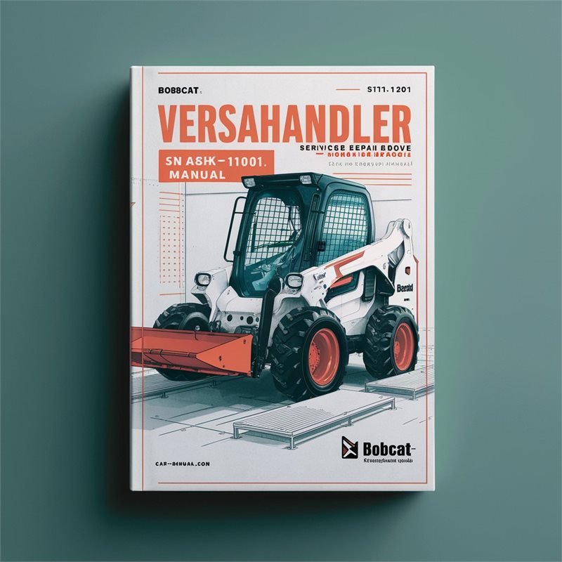 BOBCAT V723 VERSAHAndLER SN A8HK11001 & Above WITH CANOPY Service Repair Manual 