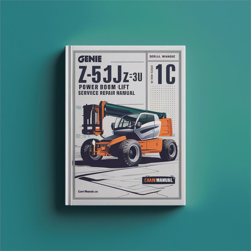 Genie Z-51J Z-30J IC Power Boom Lift Service Repair Manual (Serial Number Range: from serial number 100) 