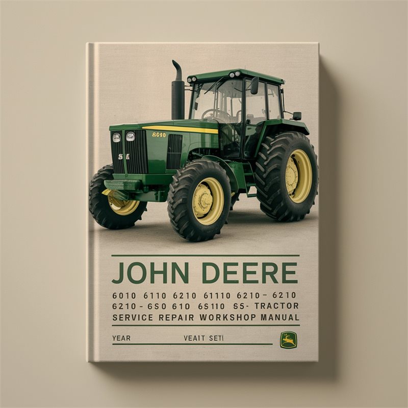 John Deere 6010 6110 6210 6310 6410 6510 6610 6810 6910 (S SE) Tractor Service Repair Workshop Manual 